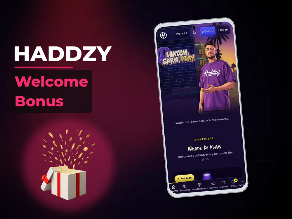 Haddzy - Welcome Bonus