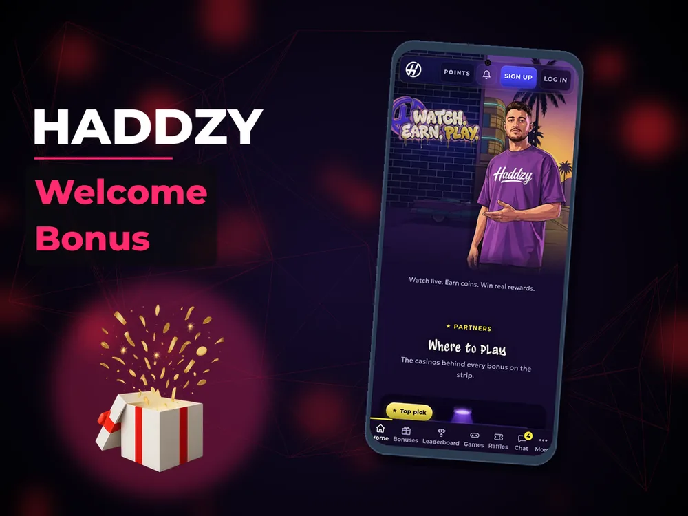 Haddzy - Welcome Bonus