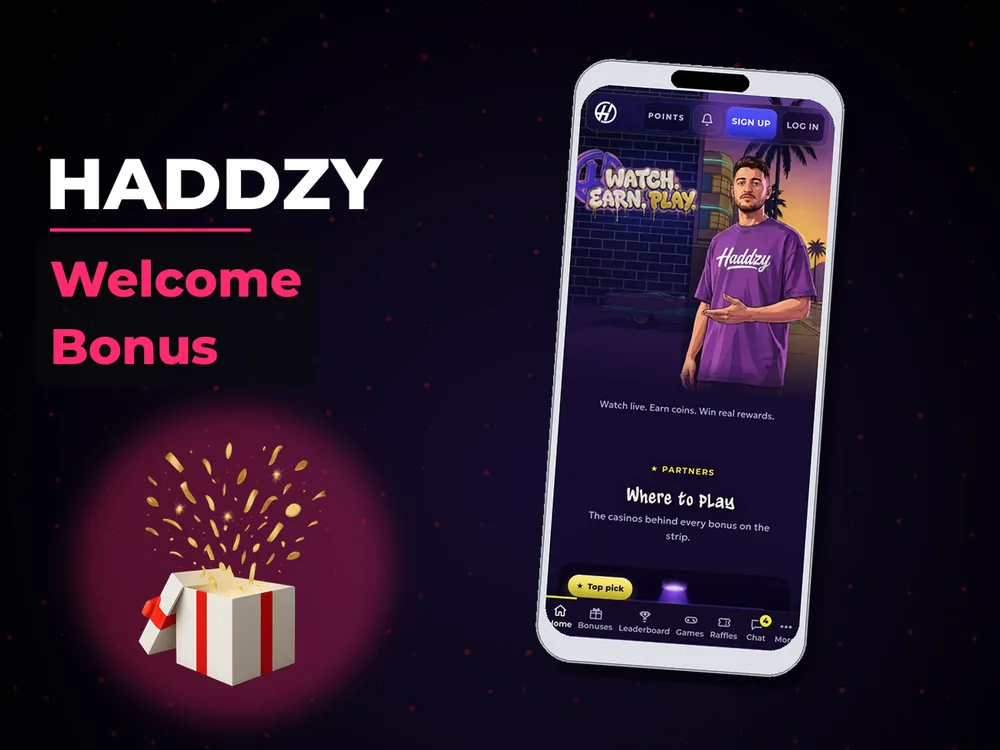 Haddzy - Welcome Bonus