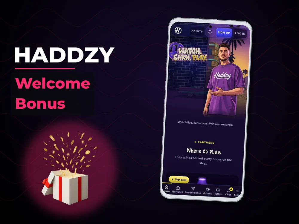 Haddzy - Welcome Bonus