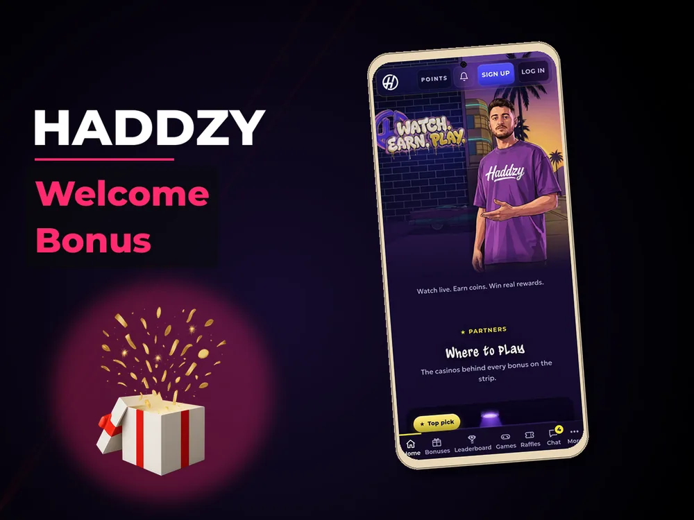Haddzy - Welcome Bonus